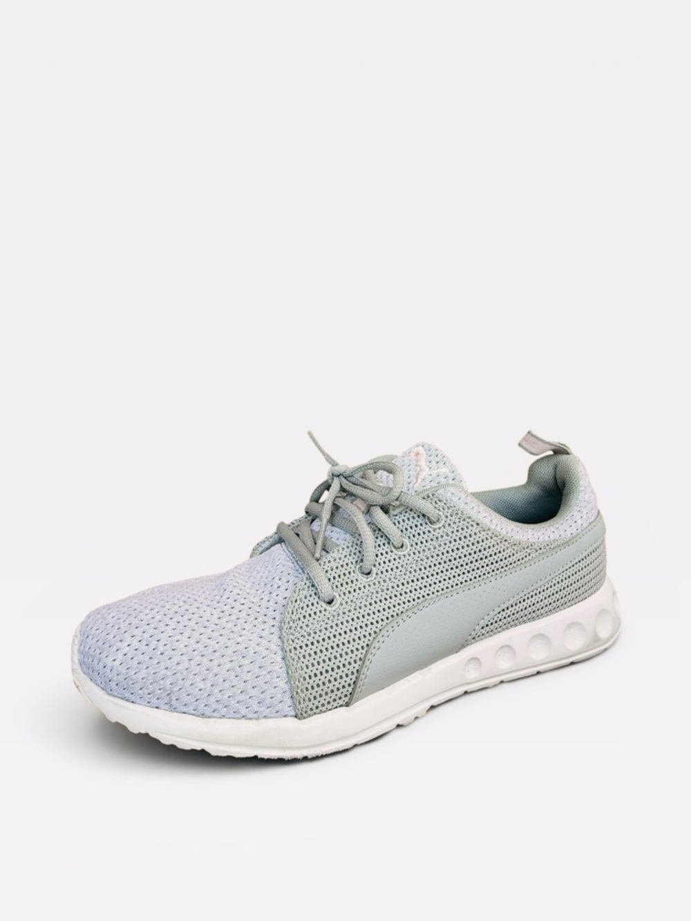 Puma Carson Runner Knit Sneakers Shoes Lightweight Running Shoes Grey size 9.5 - Picture 3 of 15